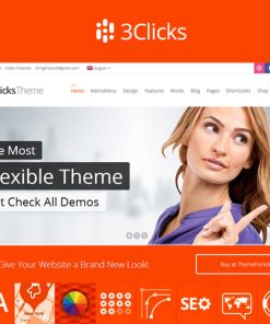 3Clicks | Responsive Multi-Purpose WordPress Theme