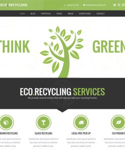 Eco Recycling - Ecology & Nature WordPress Theme